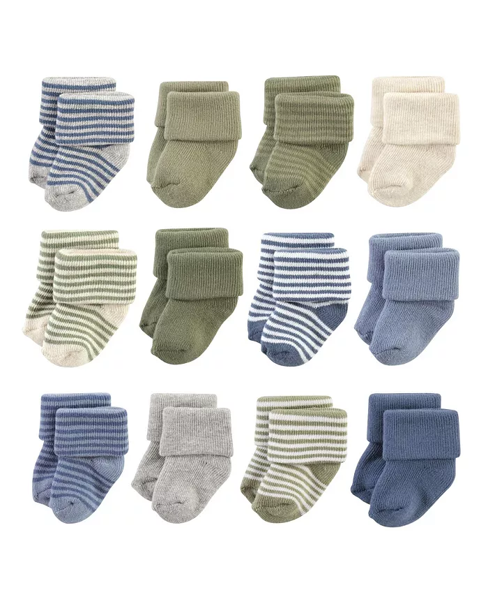 

Носки для мальчиков Hudson Cotton Rich Newborn и Terry, Modern Elephant, 6-12 месяцев Hudson Baby, синий