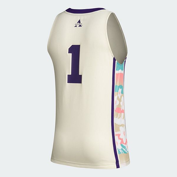 Мужская баскетбольная майка #1 khaki Alcorn State Braves Honoring Black Excellence Adidas — фото 4