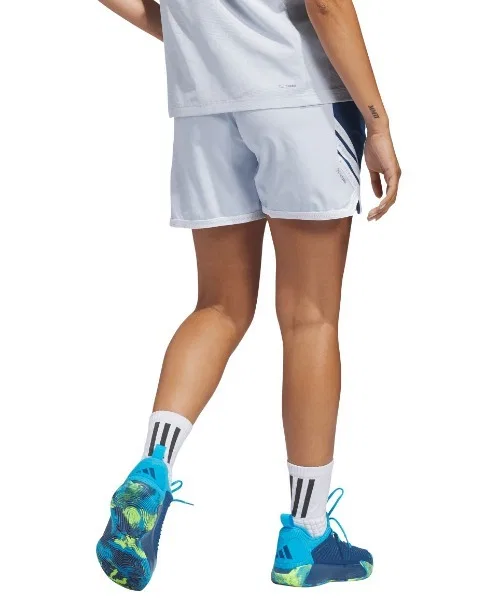 Мужские шорты adidas CRAZY LITE с логотипом бренда белые — фото 3