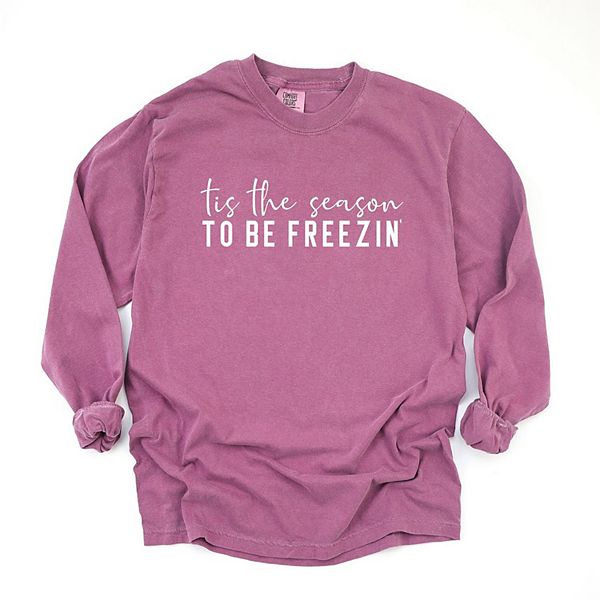 

Футболка с длинным рукавом Tis the season to be freezin, окрашенная в готовом виде Simply Sage Market, Berry, Зеленый, Футболка с длинным рукавом Tis the season to be freezin, окрашенная в готовом виде Simply Sage Market, Berry