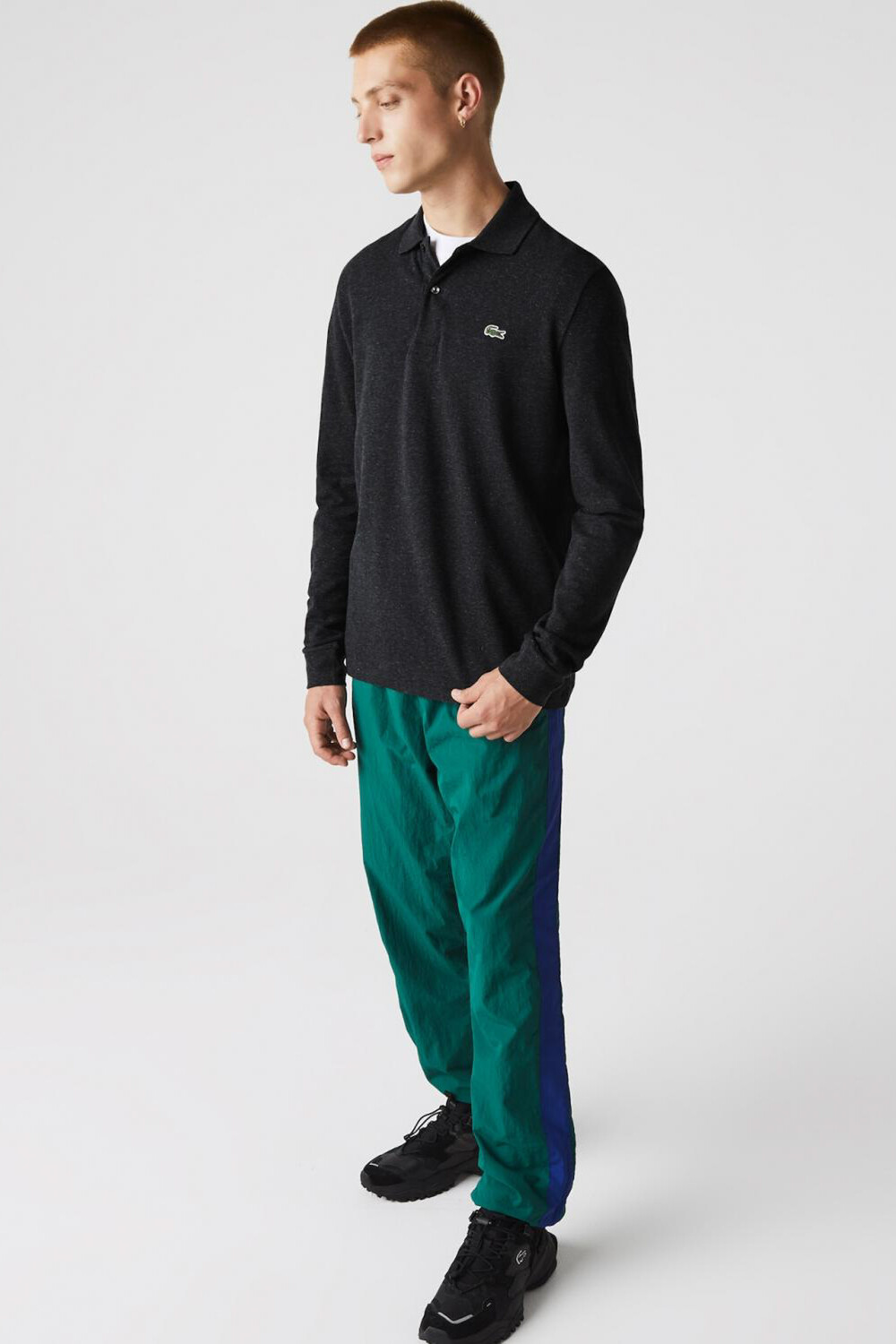 

Рубашка – зеленая – стандартного кроя Lacoste, зеленый
