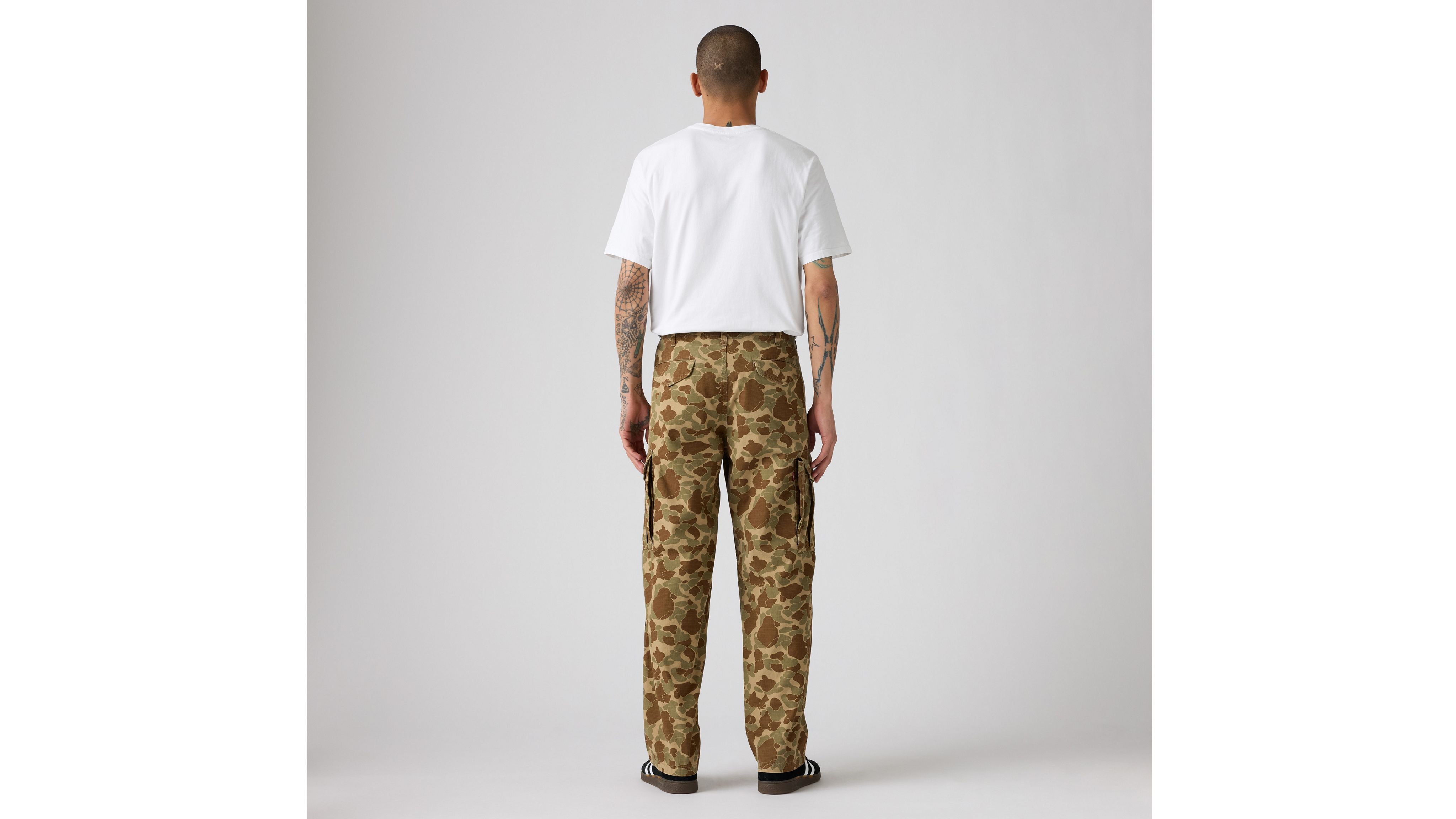Мужские мешковатые брюки Xx Cargo Levi's, Classic Duck Camo - Brown — фото 4