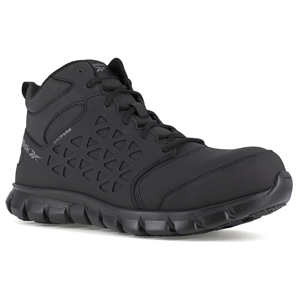 

Кроссовки для работы Reebok Work Sublite с композитным носком, mid top, черный текстиль