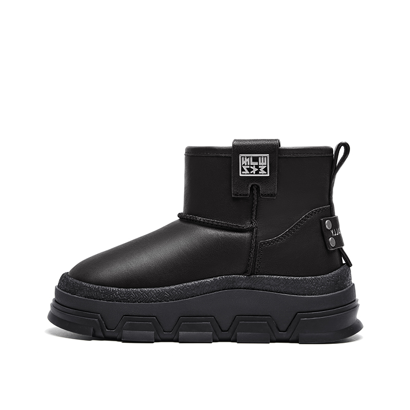 Ботинки Thermal Waterproof Abrasion Resistant Height Increasing Short Snow Boots Women's CHERYKALLY, Black