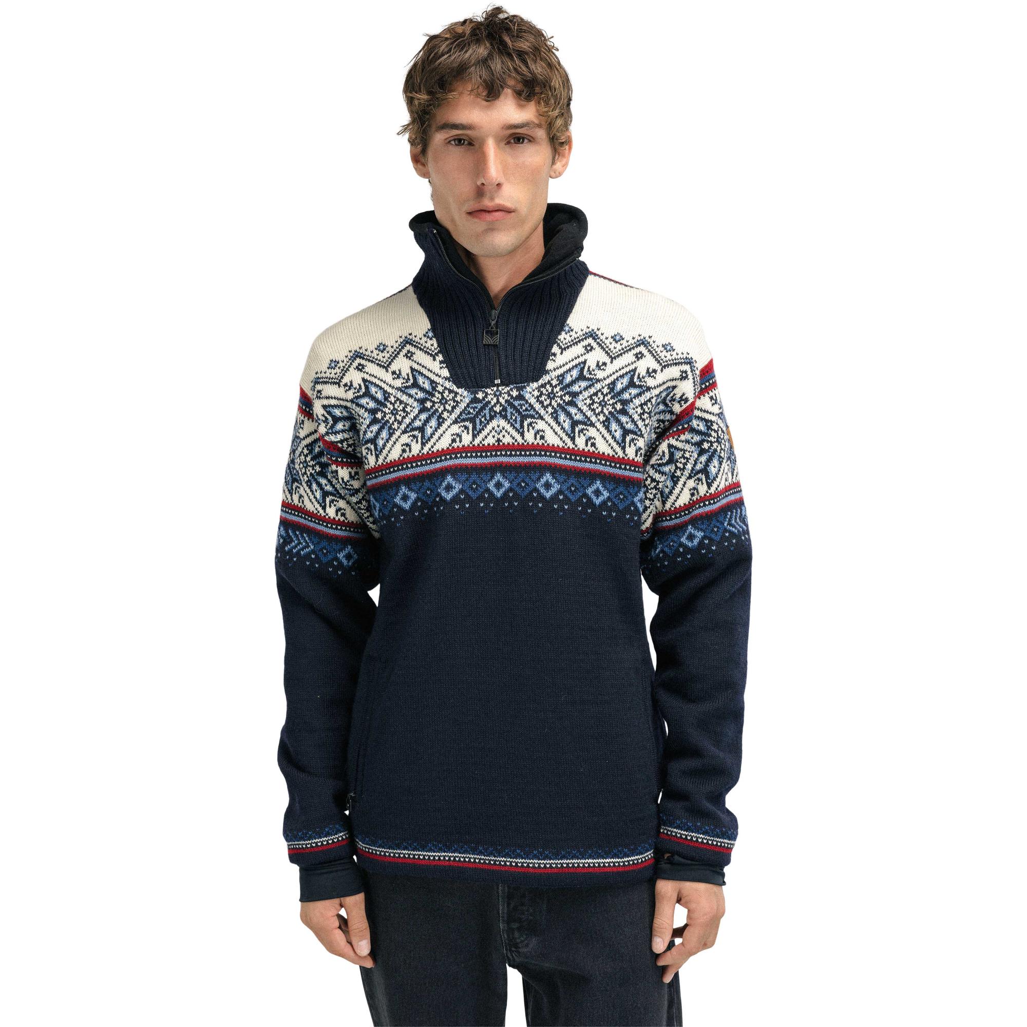 

Мужской ветрозащитный свитер Vail Dale of Norway, Navy Red Off White Indigo Blue
