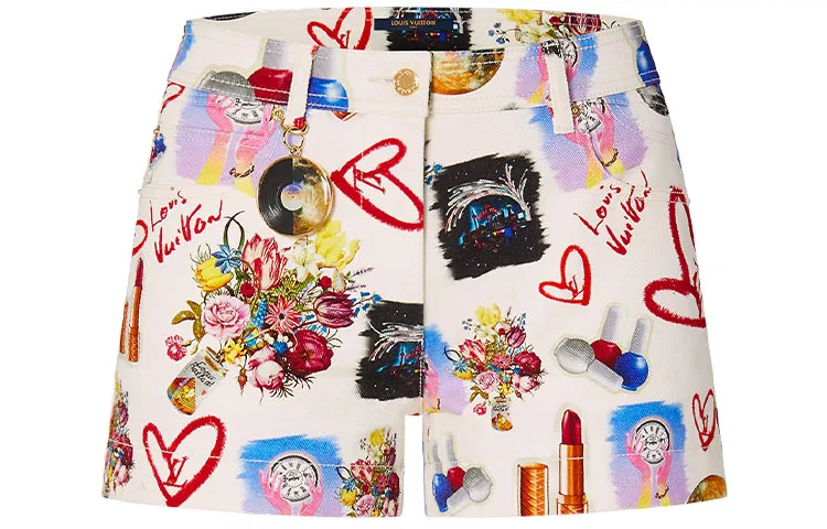 Шорты женские повседневные SS21 Multicolor LOUIS VUITTON