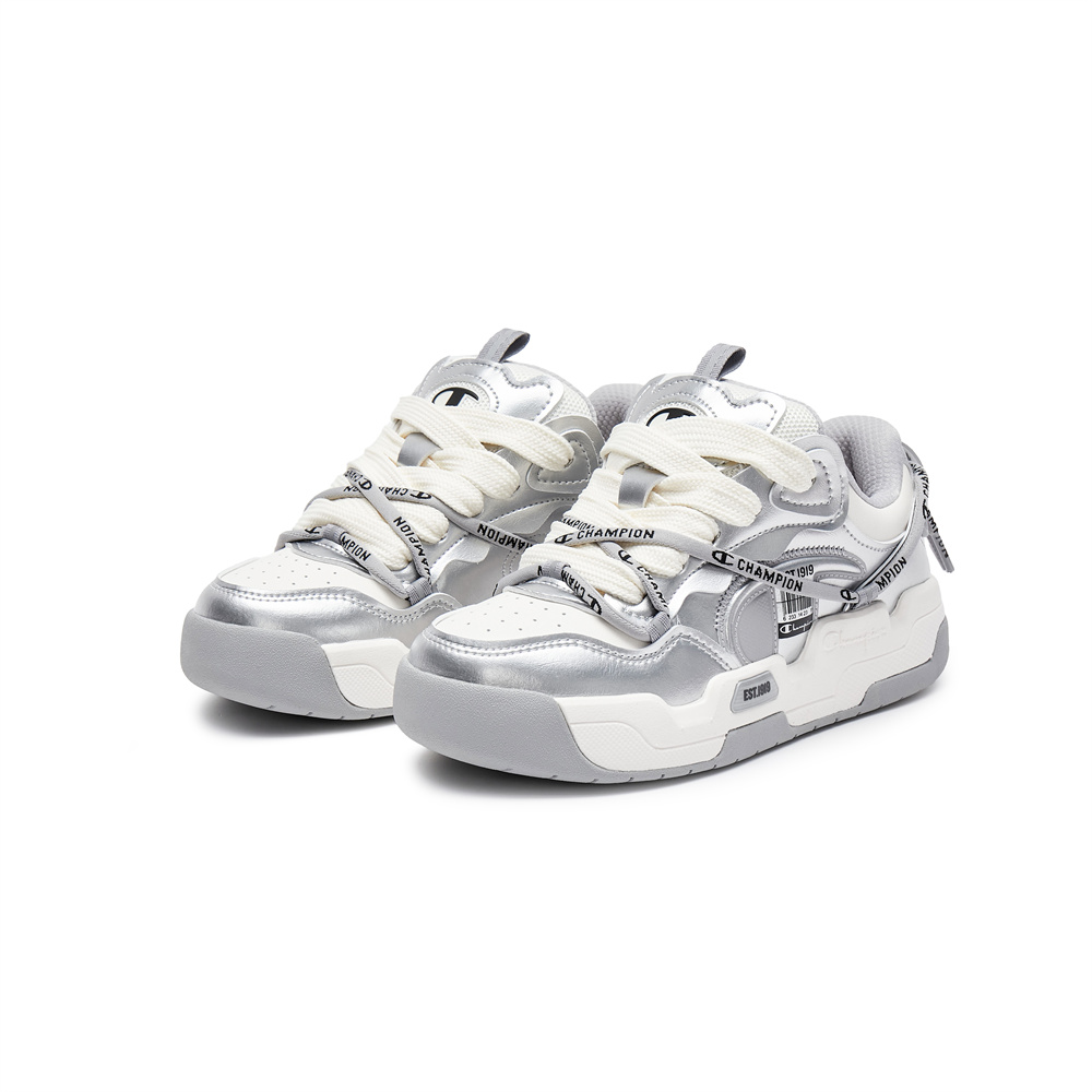 Champion Live Skate Fabric Low top кроссовки для скейтбординга Unisex Gray Silver — фото 4