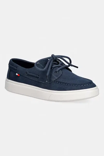Мокасины из эко-кожи Tommy Hilfiger, синий