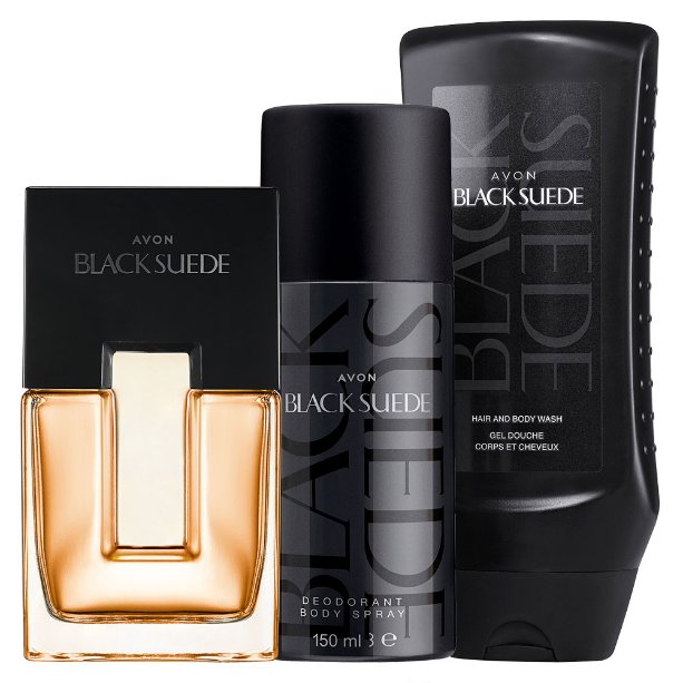 

Avon, Black Suede, набор косметики по уходу, 3 шт.