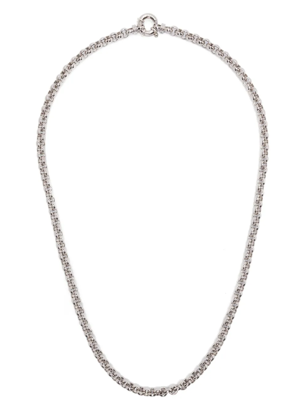 

Колье Thick Rolo Chain Tom Wood, серебяный