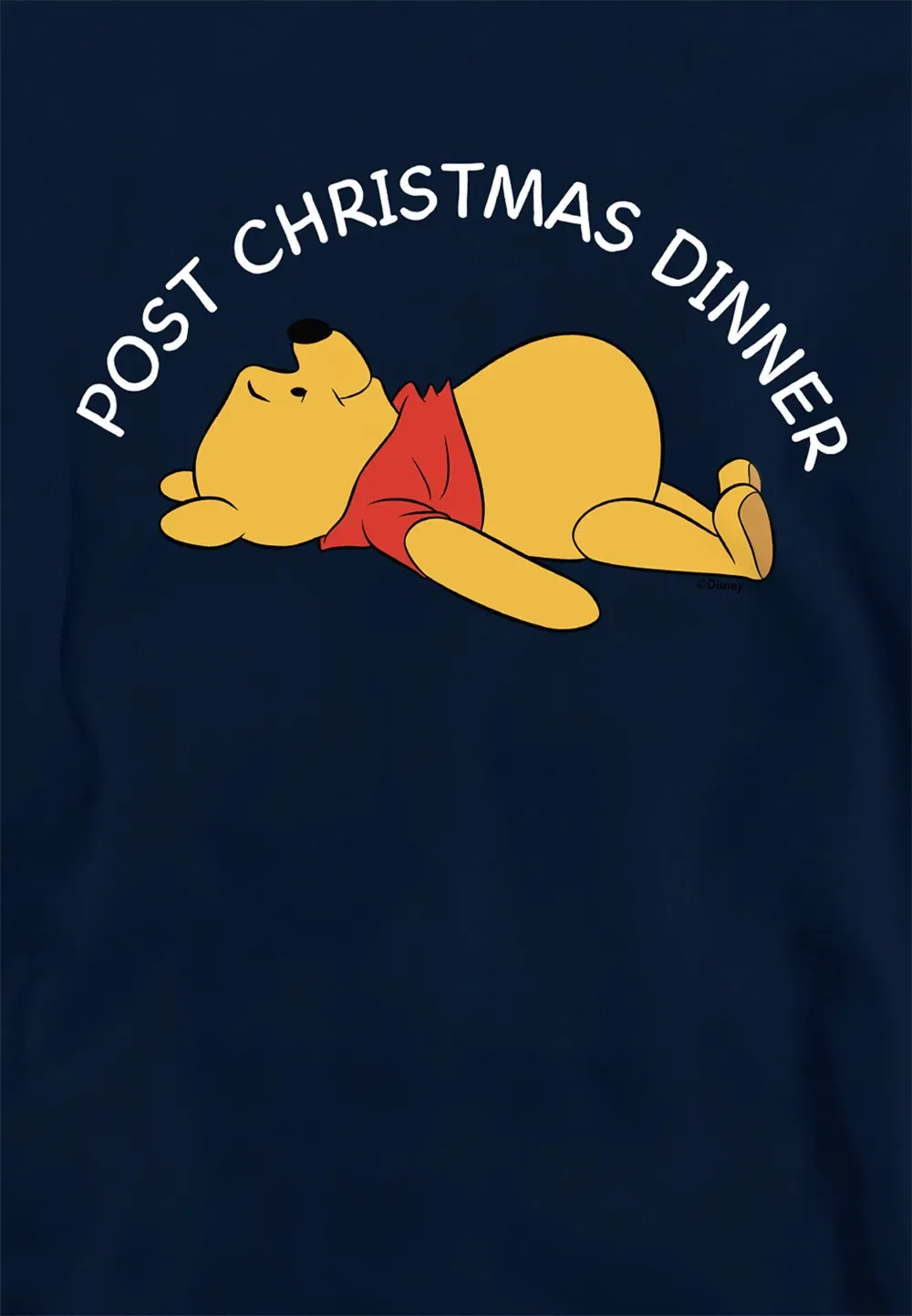 Детская толстовка Winnie The Pooh Christmas Dinner, Disney, темно-синий — фото 2