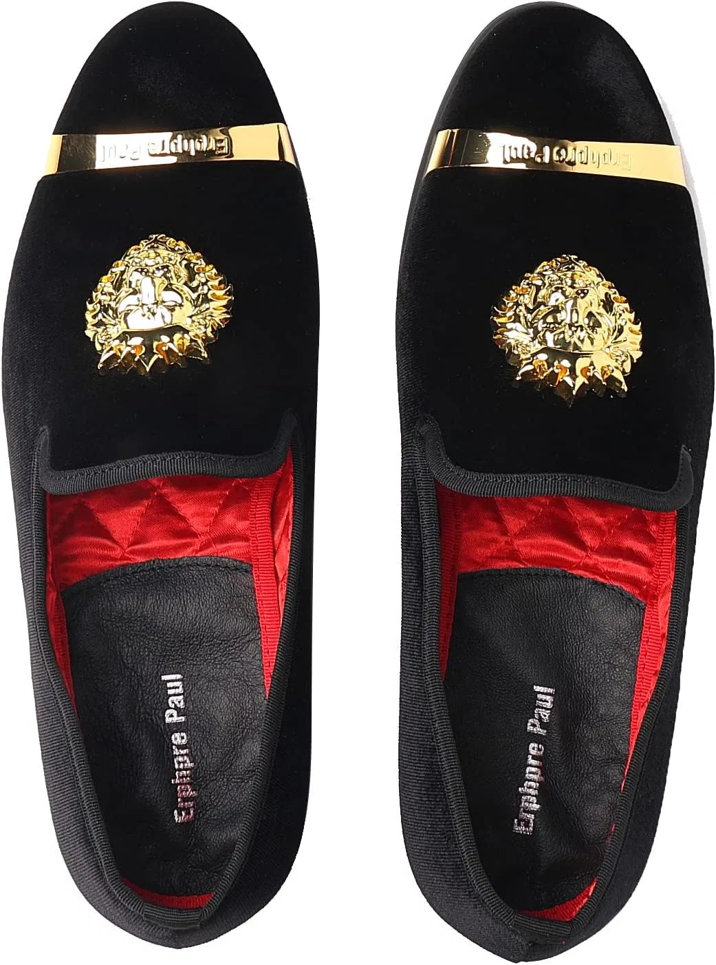 Лоферы золотой Tiger Black Erphpre Paul — фото 4