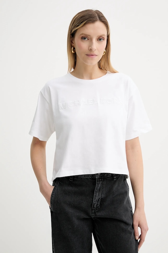 

Хлопковая футболка MICHAEL Michael Kors, белый