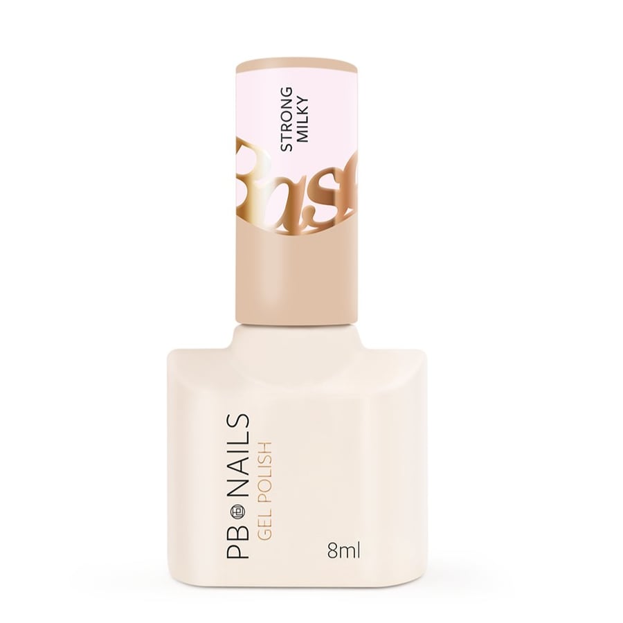 

PB NAILS Hybrid Base STRONG MILKY - 8 мл Saute Nails