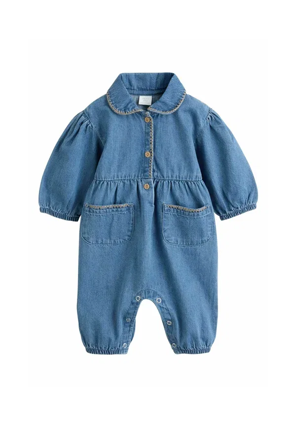 Комбинезон для малышей Regular fit Next, джинсовый синий — фото 4