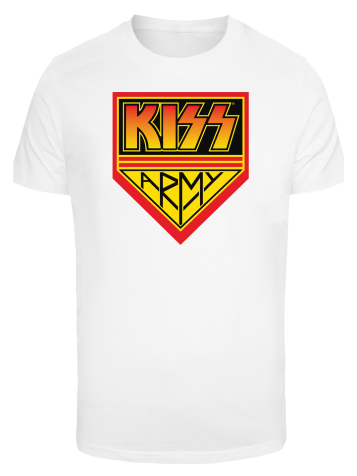 

Футболка F4NT4STIC T-Shirt Kiss Army Logo, белый