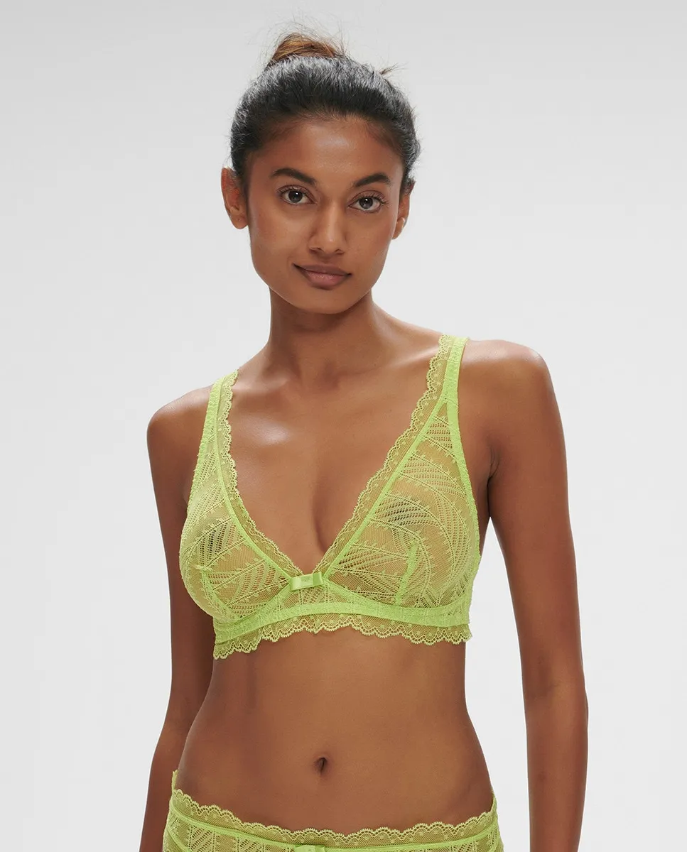 

Бюстгальтер-треугольник без косточек Simone Pérèle, зеленый