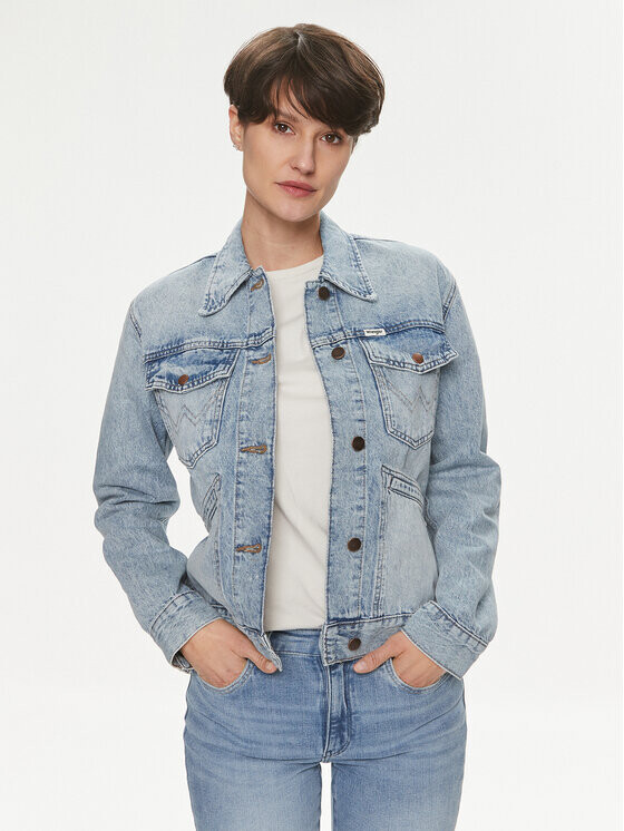 

Джинсовая куртка стандартного кроя Wrangler, синий