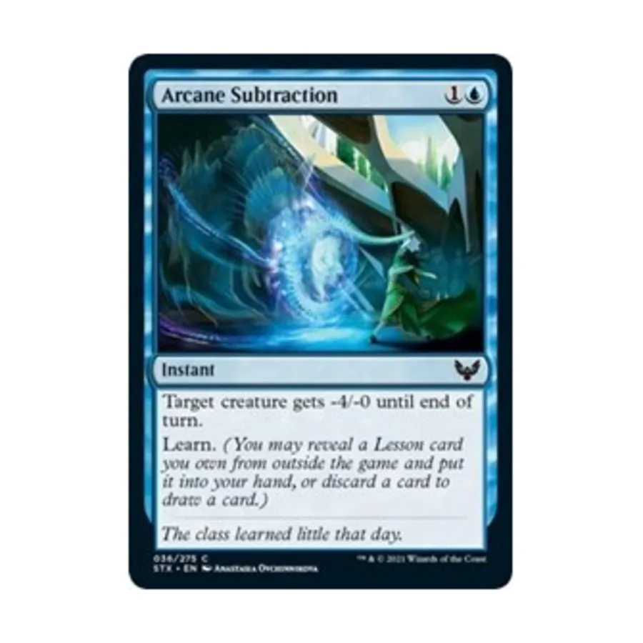 

CCG Чародейское вычитание (С) (Рольга), MTG - Strixhaven - School of Mages