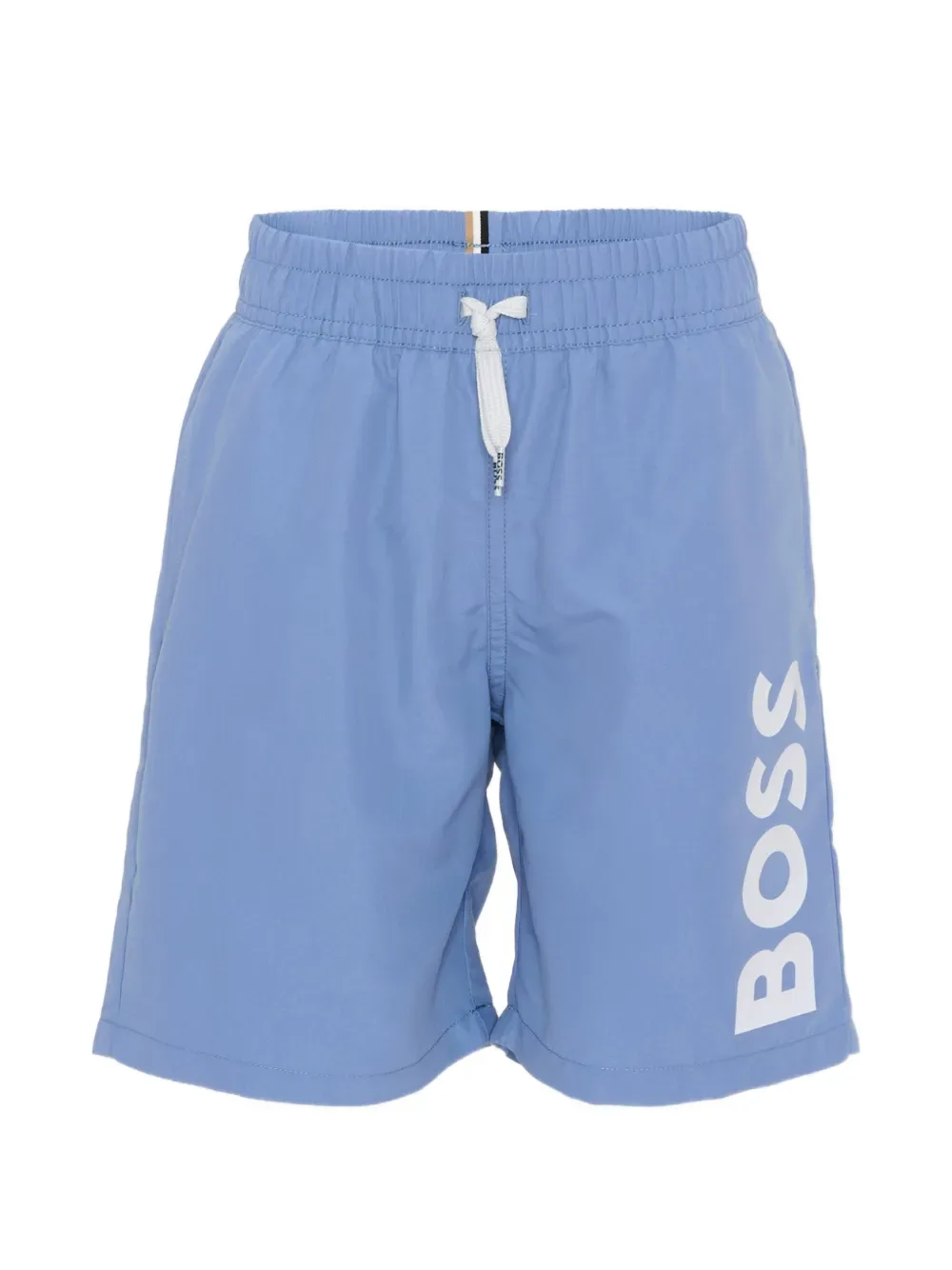 Плавательные шорты с завязкой и логотипом BOSS Kidswear, синий