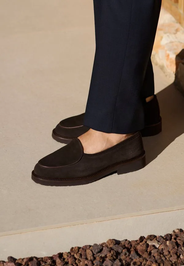 Слипоны валенсия Fred Martin Collection, Testa Brown Suede — фото 3