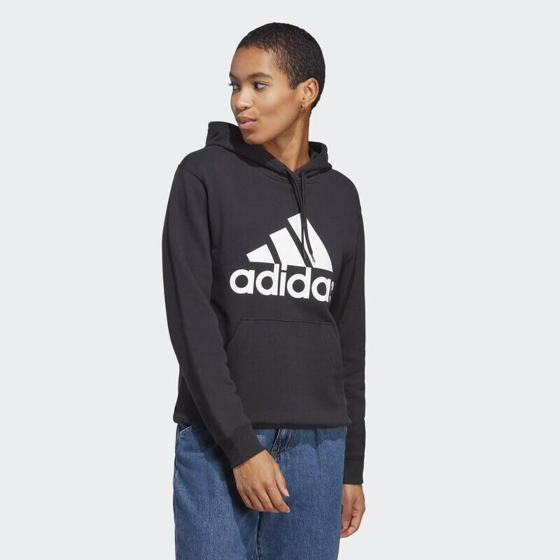 

Толстовка из френч терри с большим логотипом Essentials стандартного размера ADIDAS, цвет schwarz