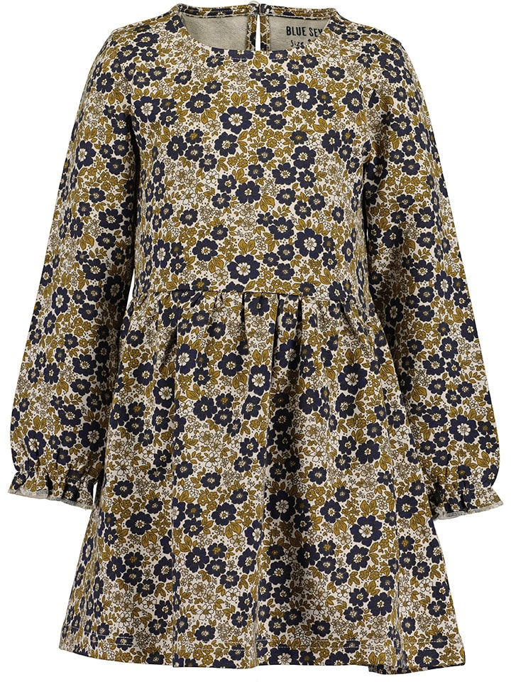 

Blue Seven Платье бежевого/темно-синего цвета