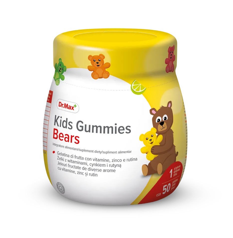 

Dr. Max Kids Gummies Bears 50 шт. Мультивитаминные конфеты для детей