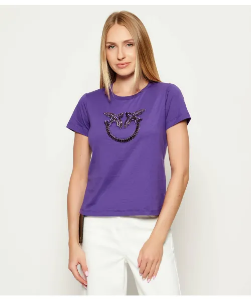 

Футболка Квентина Regular fit Pinko, фиолетовый