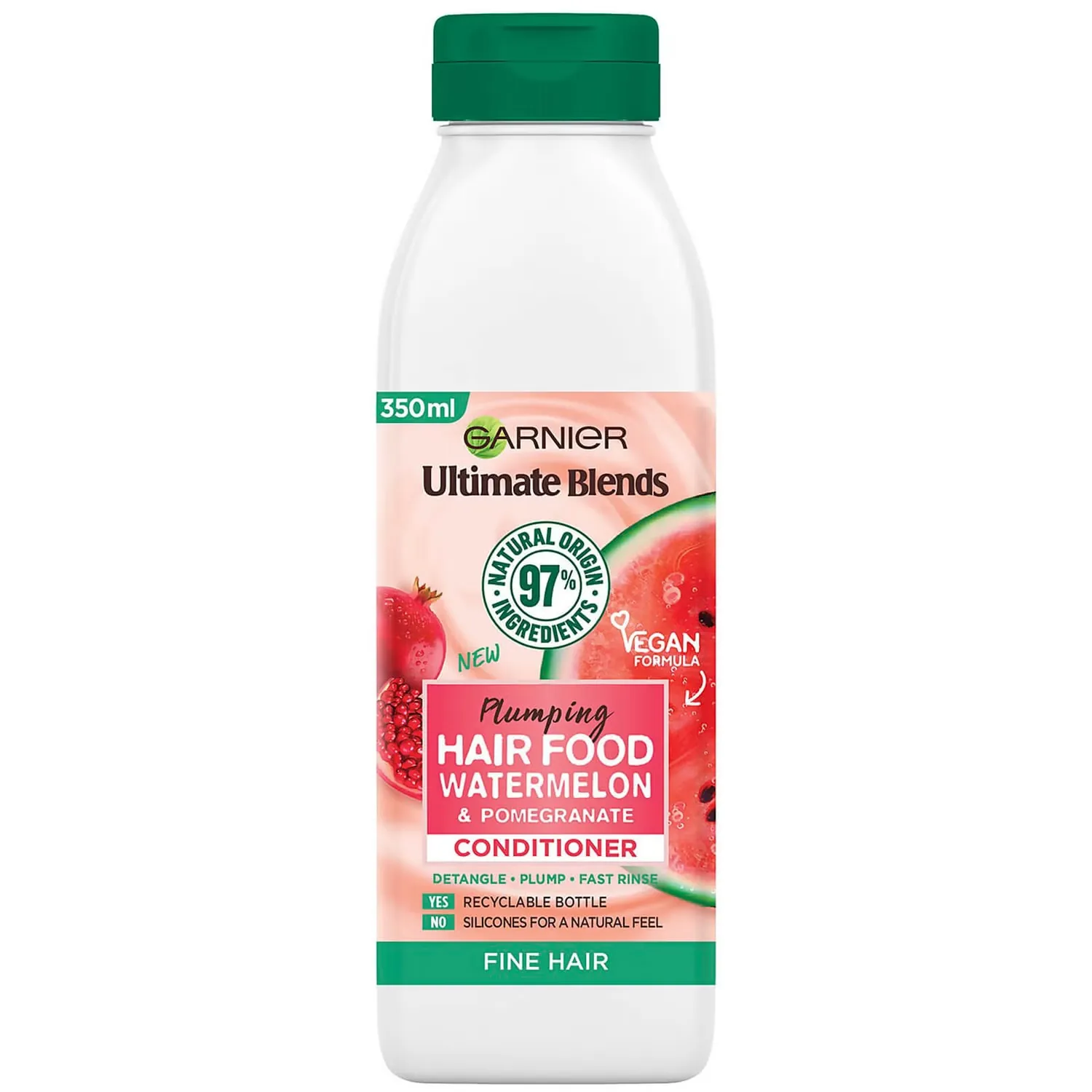 

Кондиционер для волос Ultimate Blends для придания объема волосам с арбузом, 350 мл Garnier