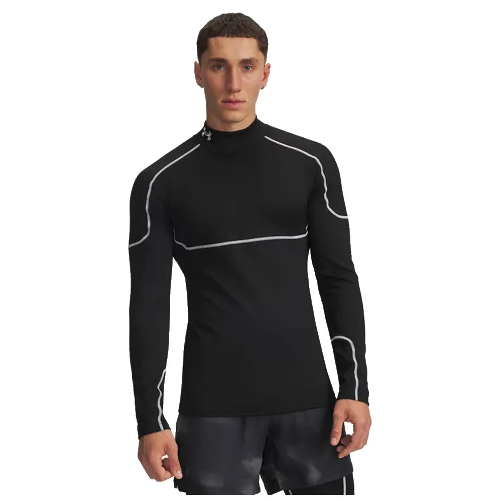 

Лонгслив Under Armour Cold Weather Grid Mock, черный