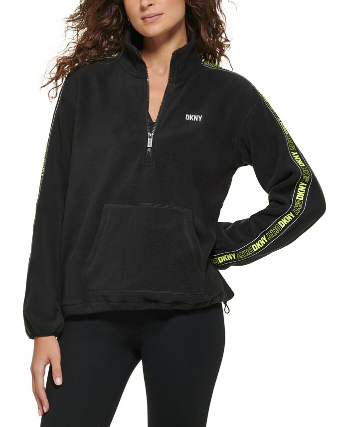 

Женский флисовый пуловер DKNY, серый