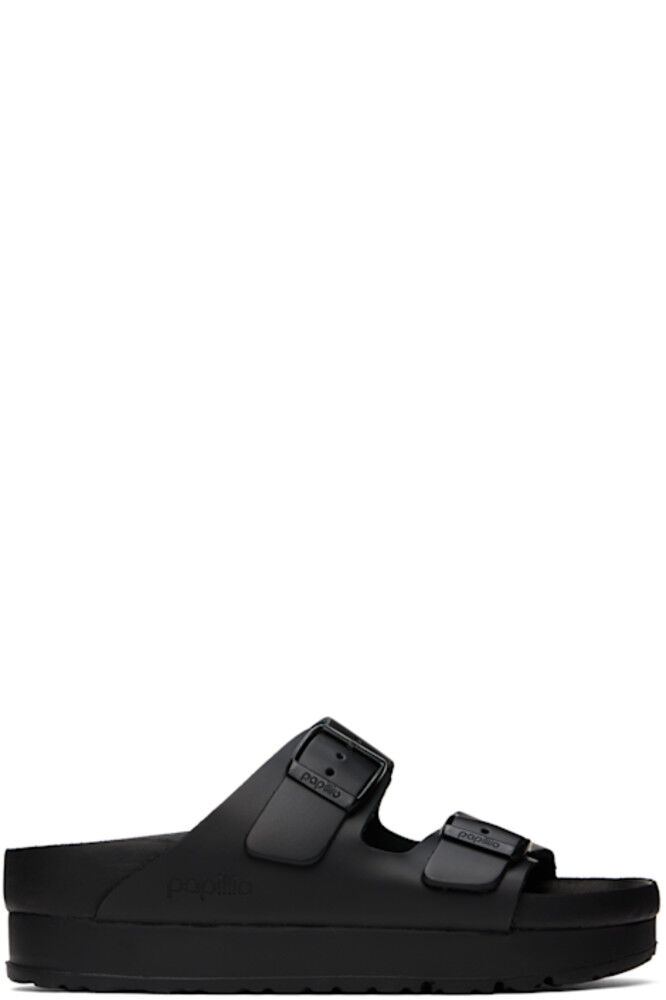 Черные сандалии Papillio Edition Narrow Arizona Flex Platform Birkenstock