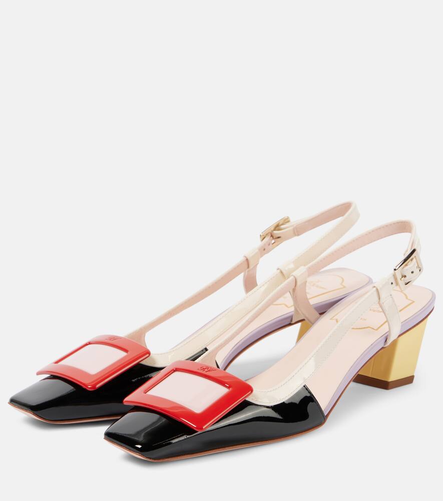 Босоножки Belle Vivier 45 на ремешке из кожи Roger Vivier, B999+M427+L028+G020+C019 — фото 4
