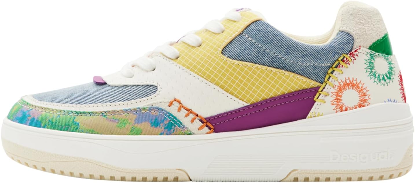 

Мужские кроссовки Desigual для женщин, тканевые, низкие, Material Finishes