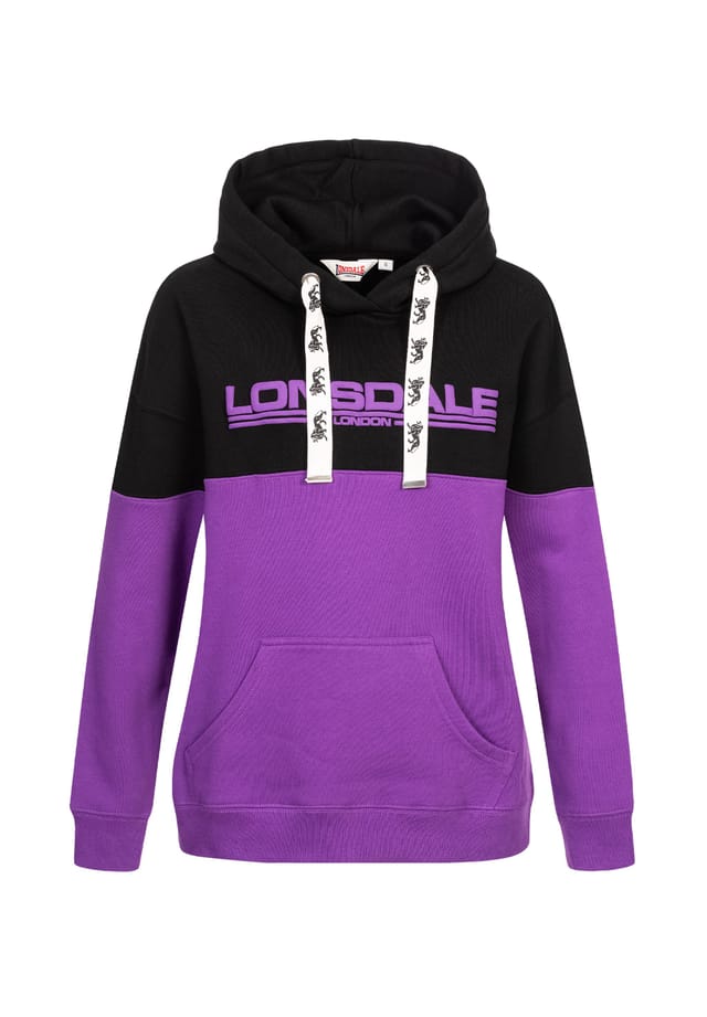 

Женская толстовка с капюшоном oversize wardie Lonsdale, мультиколор