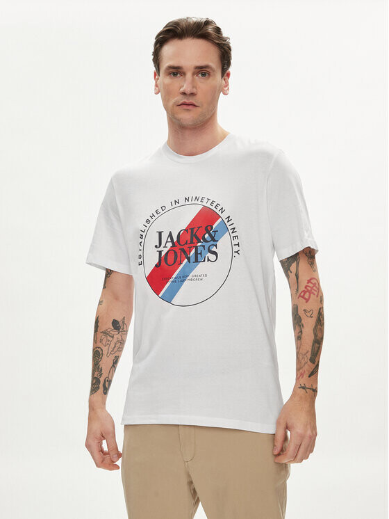 

Футболка стандартного кроя Jack&Jones, белый