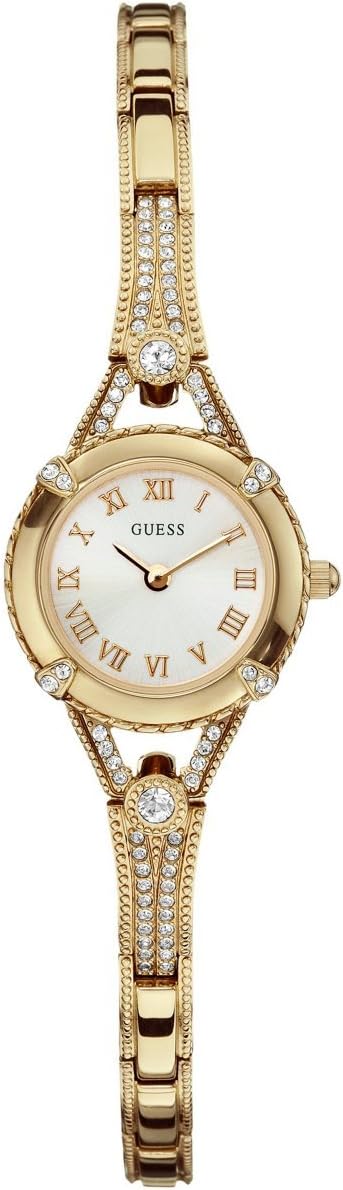 

Часы Guess Petite Silver-Tone Crystal Bracelet, Gold Tone/Gold Tone/White, Позолоченный, Часы Guess Petite Silver-Tone Crystal Bracelet, Gold Tone/Gold Tone/White