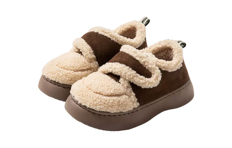 Oak Lemon Pie Xiang Ning Pai Household Slippers, каштан