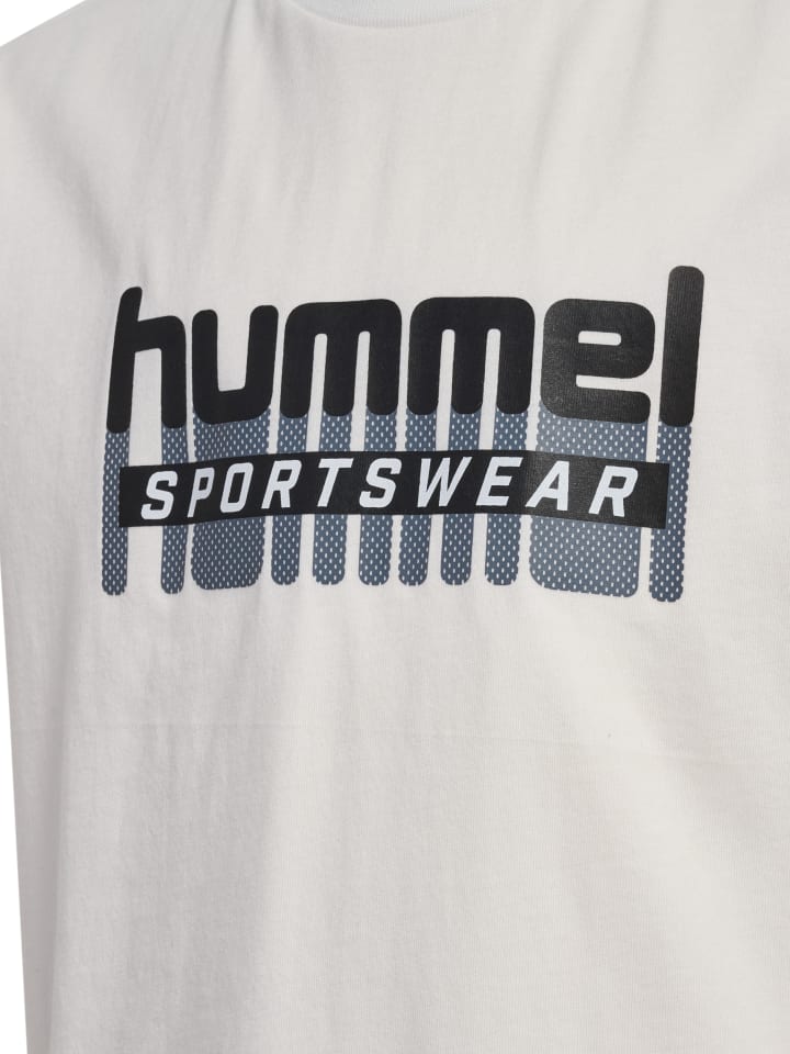 Футболка Hummel T-Shirt S/S Hmltukas Kinder, цвет MARSHMALLOW — фото 3