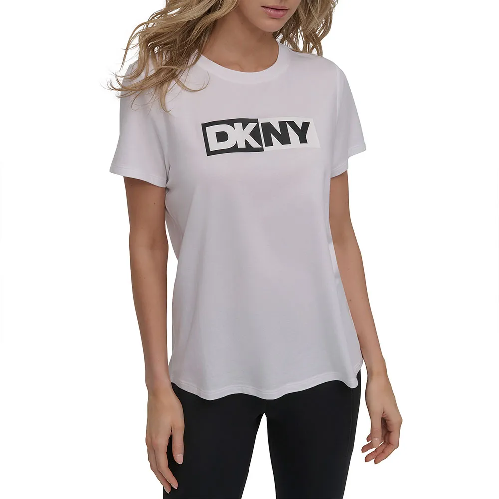 

Футболка с коротким рукавом DKNY Two Tone Logo, белый