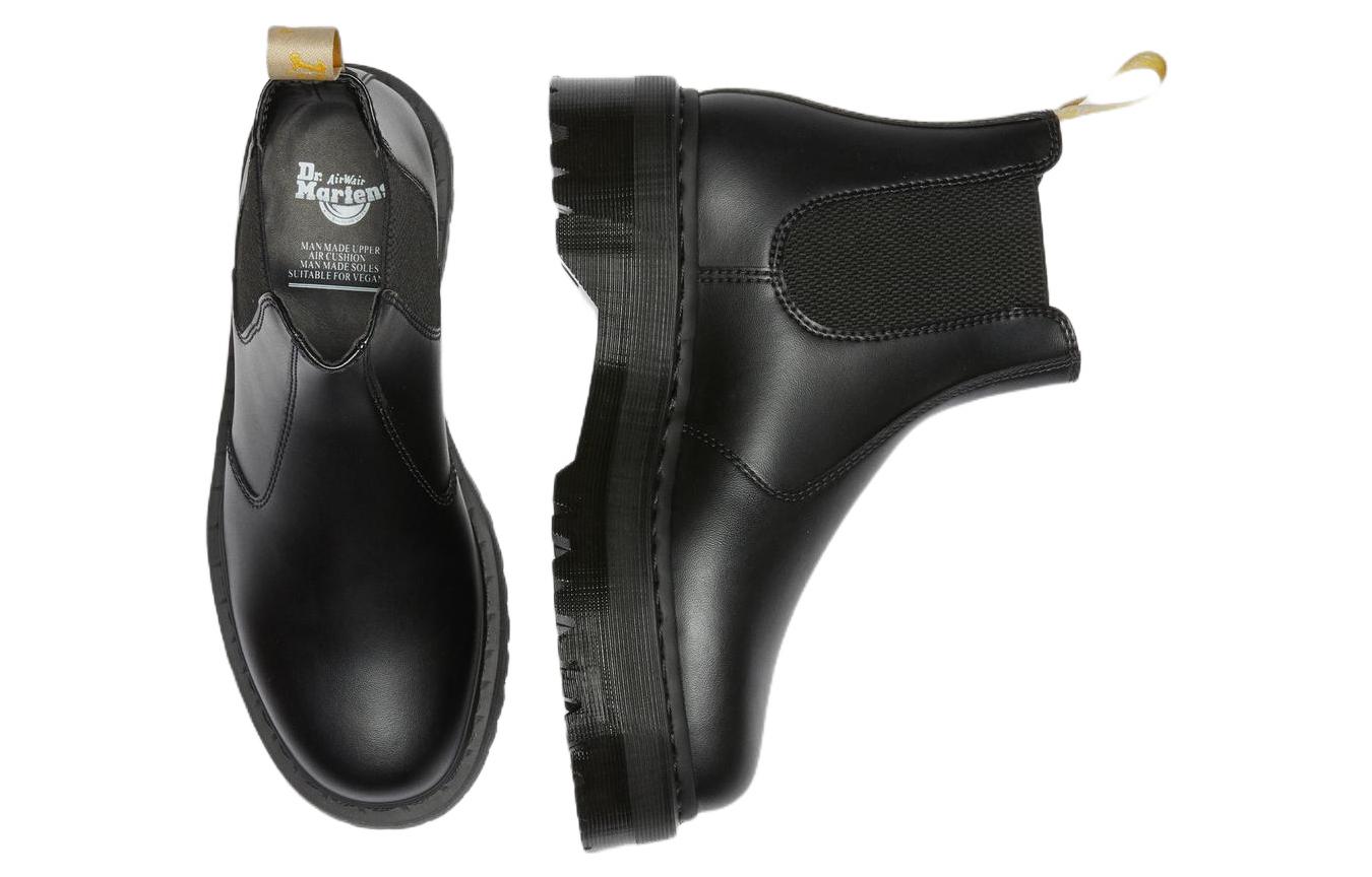 Мужские ботинки челси Dr.Martens 2976 Vegan из веганских материалов на платформе, черный — фото 4