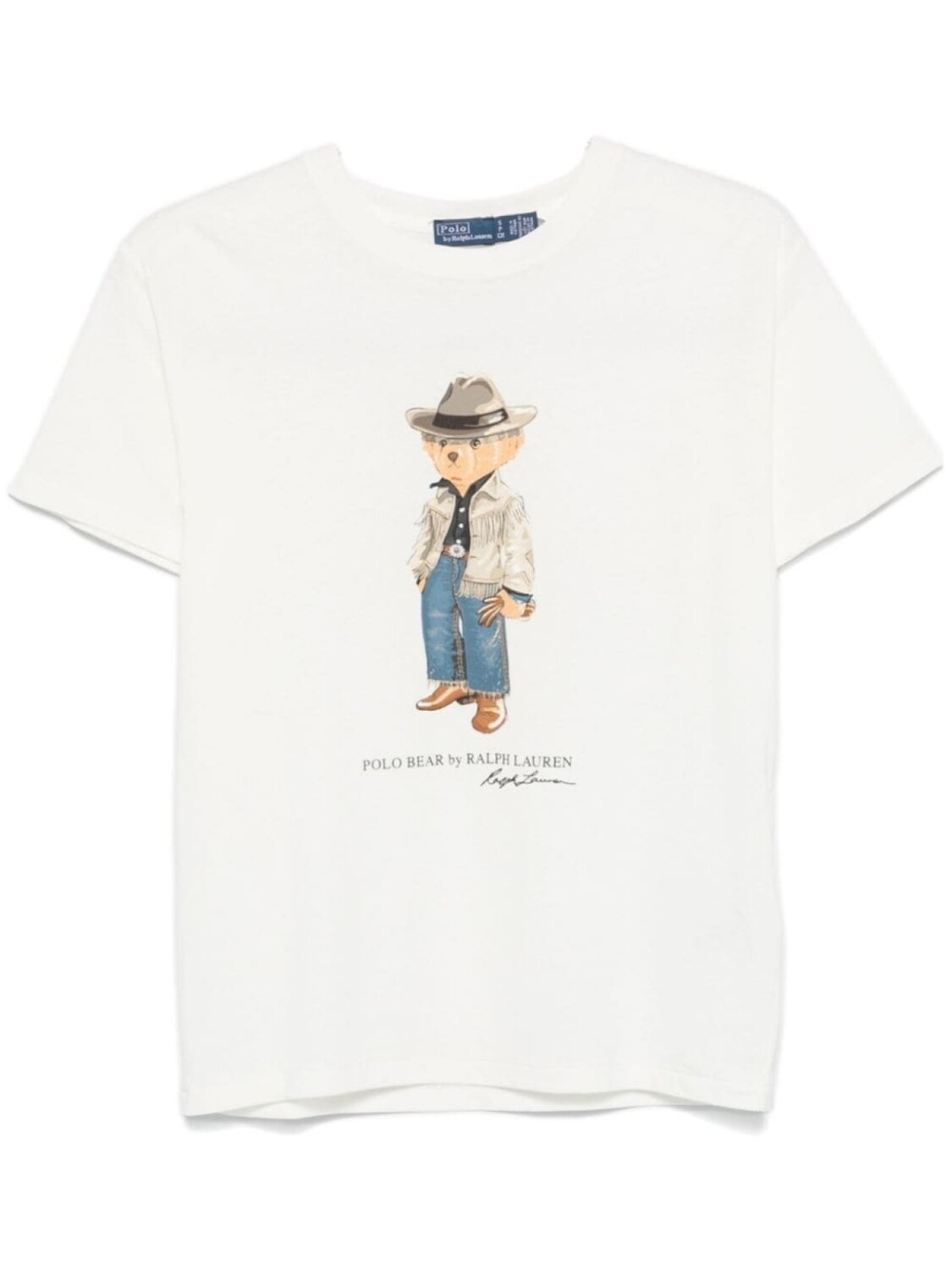 

Polo Ralph Lauren футболка с мотивом Polo-Bear, белый