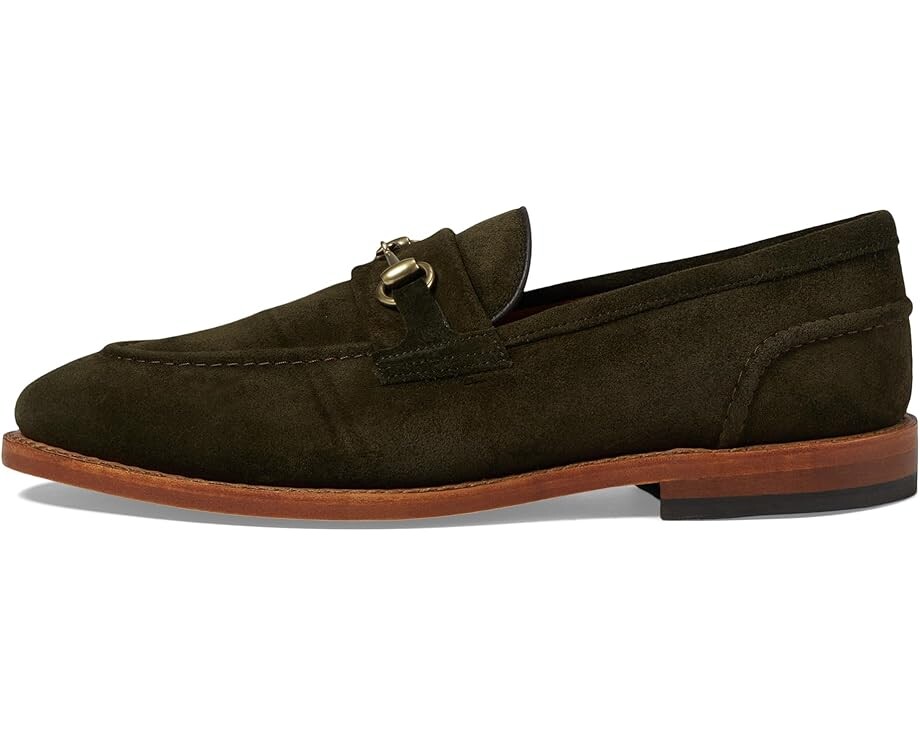 Оксфорды Allen Edmonds Randolphbit Penny Loafers, цвет Hunting Green Suede — фото 4