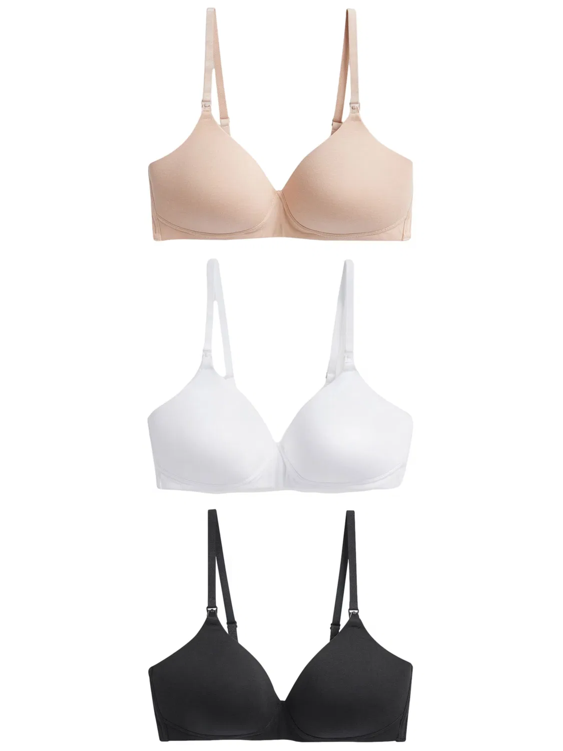 T-shirt Nursing Bra Next, Beige/Black/White