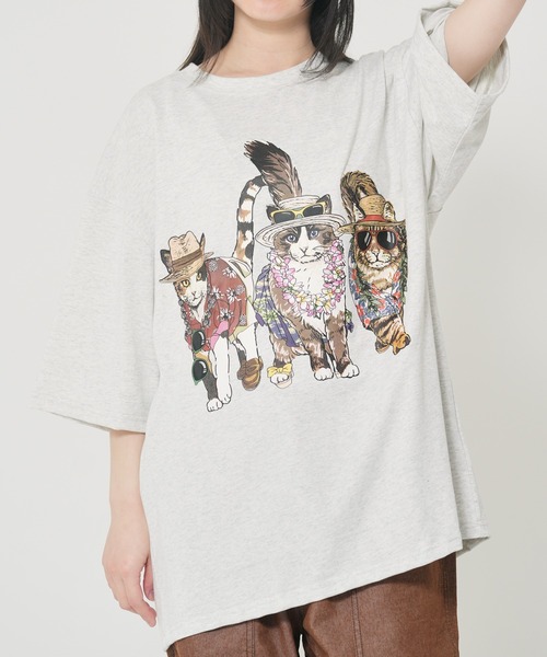 

Футболка с принтом "Курорт для животных" CORISCO