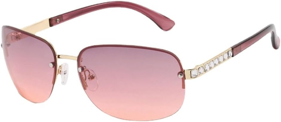 

Женские солнцезащитные очки LVTFCO со стразами, модные женские солнцезащитные очки для активного отдыха, винтажные безрамочные очки для велоспорта, защита от ультрафиолета UV400, C3