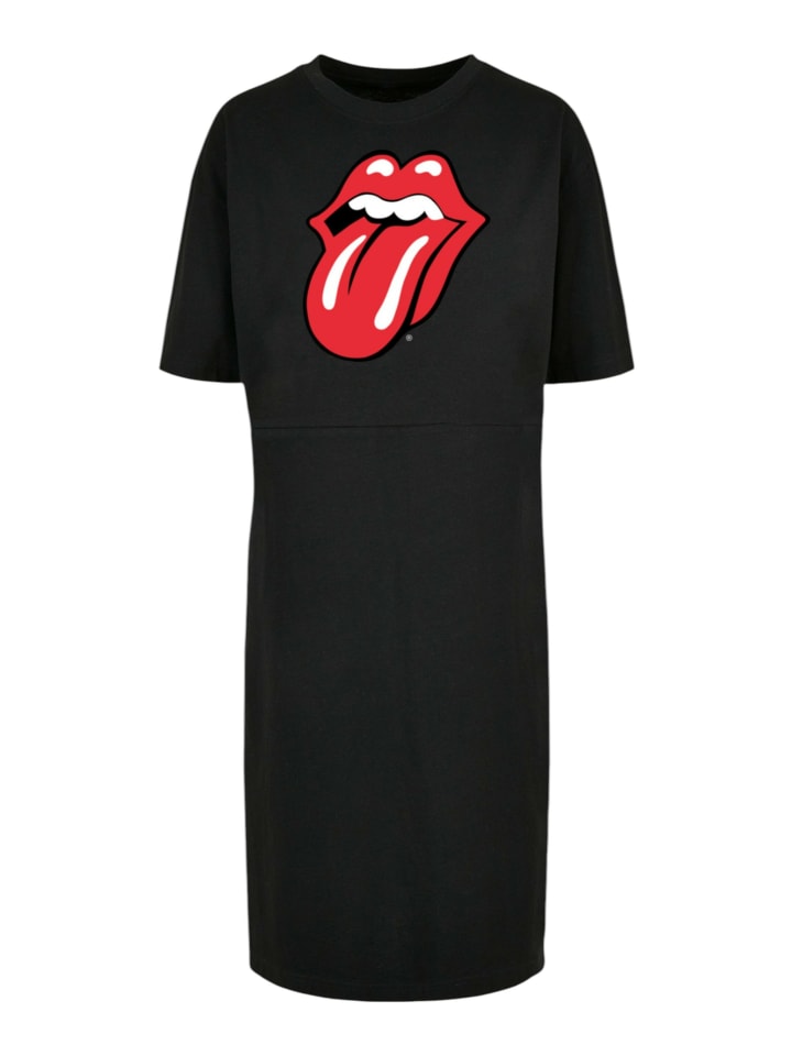 

Короткое платье F4NT4STIC Organic Oversized Dress The Rolling Stones Zunge, черный