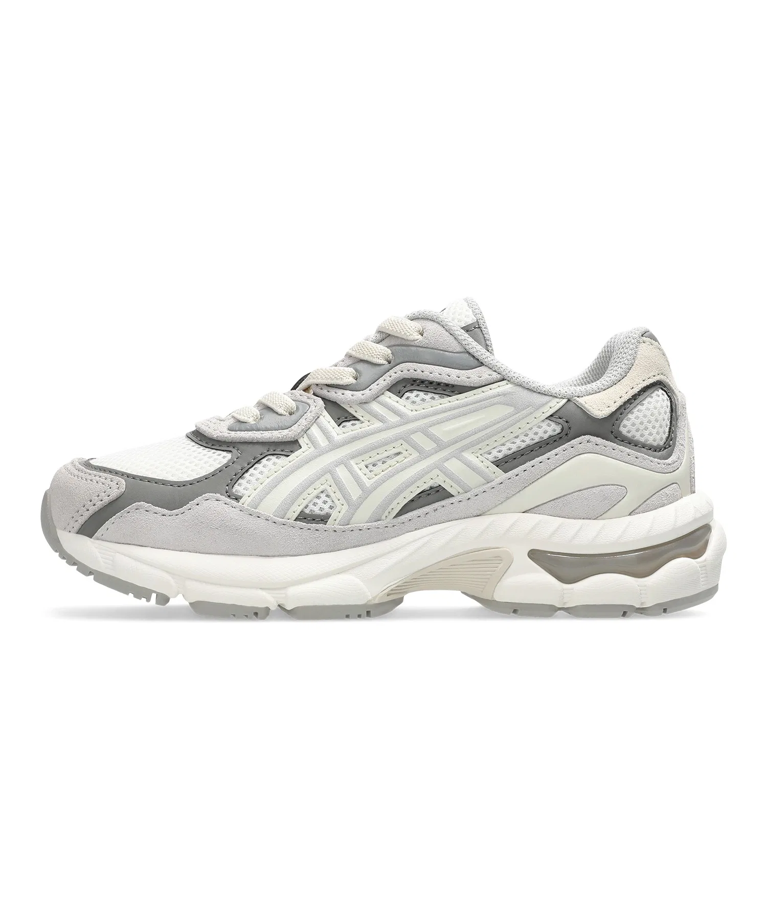 Детские кроссовки ASICS GEL-NYC PS серые — фото 2