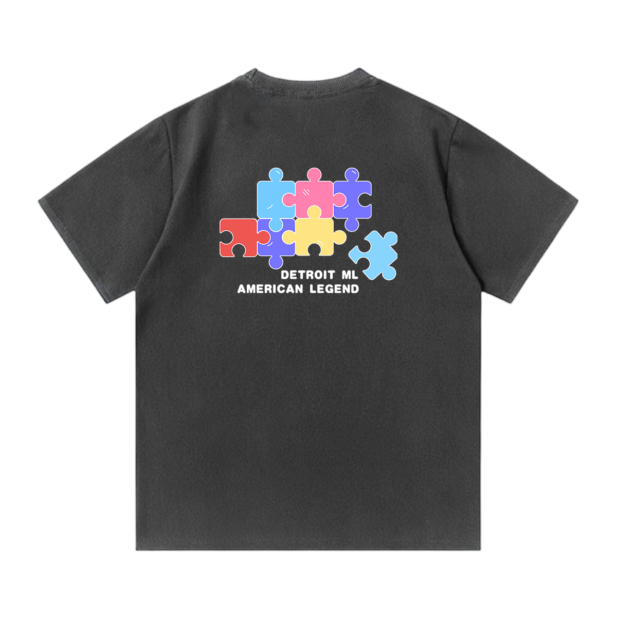 

Футболка для школьников с круглым вырезом Moderate Jeep, темно-серый